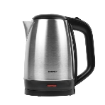 Чайник Centek CT-1070 матовый черный/серебристый 1.5л, фото 1