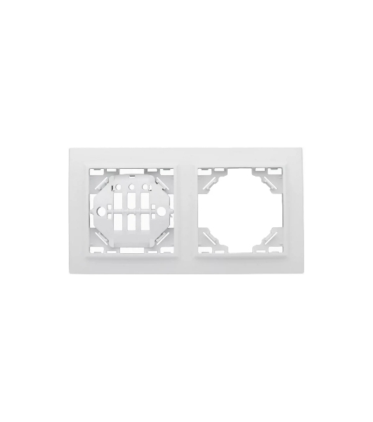 Рамка 2-м Минск горизонтальная белый Basic EKF ERM-G-302-10