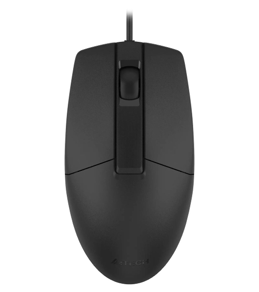Комплект клавиатура+мышь A4Tech KK-3330 проводной, USB, 1200 DPI, чёрный