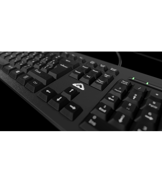 Клавиатура БЕШТАУ КЛ104РУ (SG) проводная, USB Type-A, чёрный