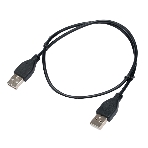 Кабель USB2.0 Cablexpert CC-USB2-AMAM-0.6M, AM/AM, экран, 28/26AWG, медь, Pro, 0.6м, черный, пакет, фото 1