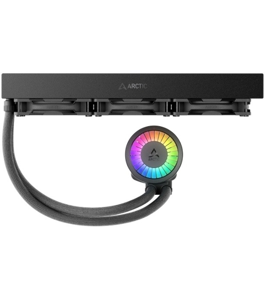 Жидкостная система охлаждения Arctic Cooling Liquid Freezer III Pro 360 ARGB Multi Compatible ACFRE00184A черный 120мм алюминий+медь 3000rpm 4-pin