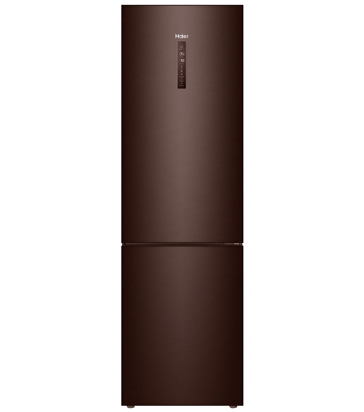 Холодильник Haier C4F740CLBGU1 коричневый двухкамерный 286/115л морозилка снизу, No Frost