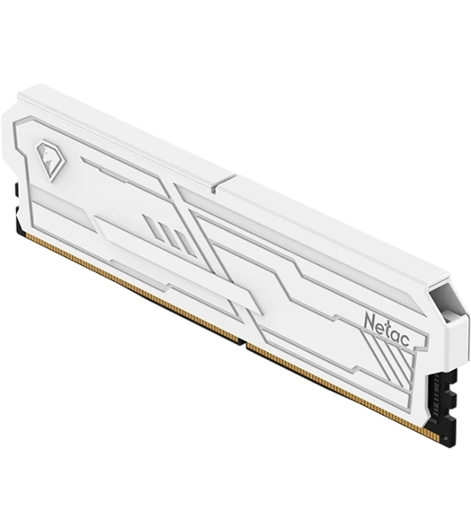 Оперативная память Netac Shadow III, DDR4, 16GB (1x16GB), 3200 MHz, CL16, с радиатором, белый