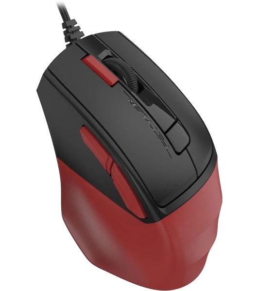 Мышь проводная A4Tech Fstyler FM45S Air красный/черный, 2400 dpi, USB, кнопки - 7