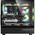 Компьютерный корпус AeroCool/Formula Crystal Z8 черный без БП ATX 9x120мм 7x140мм 1xUSB2.0 1xUSB3.0 1xUSB3.1 audio bott PSU, фото3