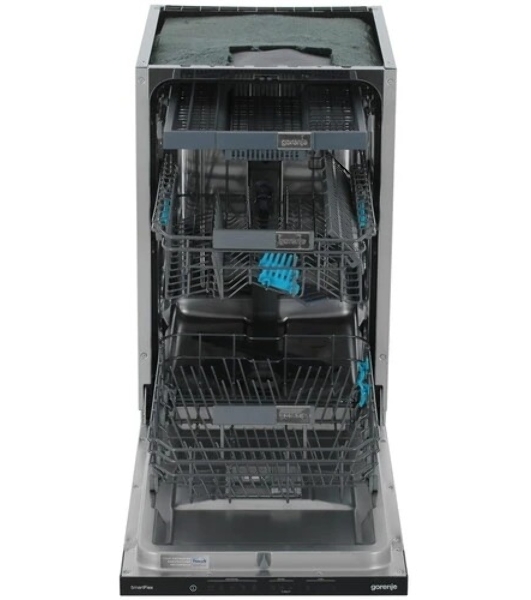 Встраиваемая посудомоечная машина Gorenje GV572D10, черный, 44.8 см, 11 компл., 44 дБ, класс A+++