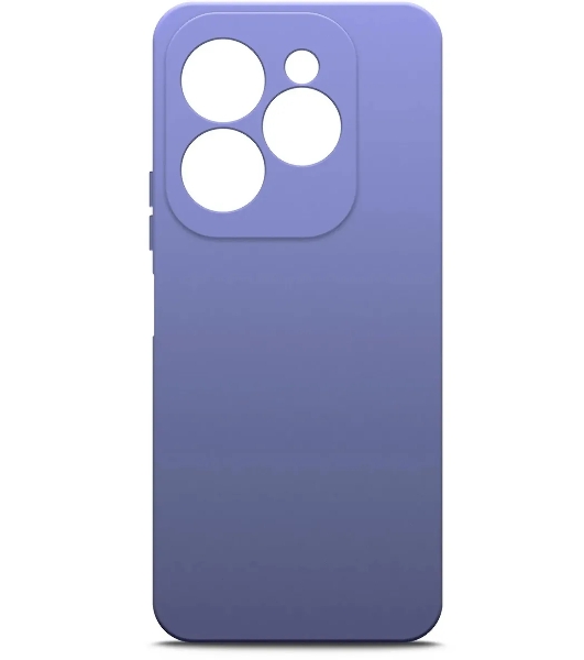 Чехол (клип-кейс) BoraSCO для Infinix Hot 40i/Smart 8/8 Plus/8 Pro Silicone Case лавандовый