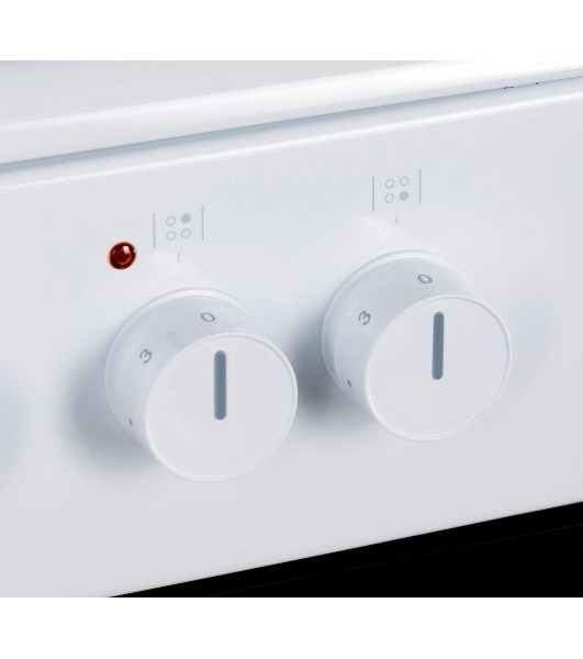 Плита электрическая Hansa FCEW53000 белый, конфорок 4 шт, духовка 68 л, 50 см x 85 см x 60 см