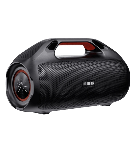 Портативная колонка MEG SDA100BL, 100Вт, Bluetooth, влагозащита IPX7, PowerBank, черная