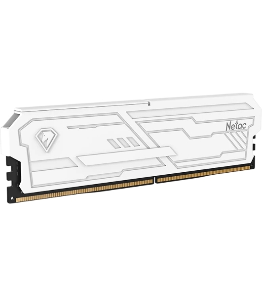 Оперативная память Netac Shadow III, DDR4, 16GB (1x16GB), 3200 MHz, CL16, с радиатором, белый