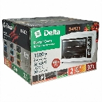 Мини-печь Delta D-0123 серая с тэном повыш. мощности,1300 Вт,37 л,2 нагреват. эл, с термостатом, фото13