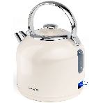 Электрочайник Candy CK-205 слоновая кость, 1.7 л, 2200 Вт, скрытый нагревательный элемент, фото 1