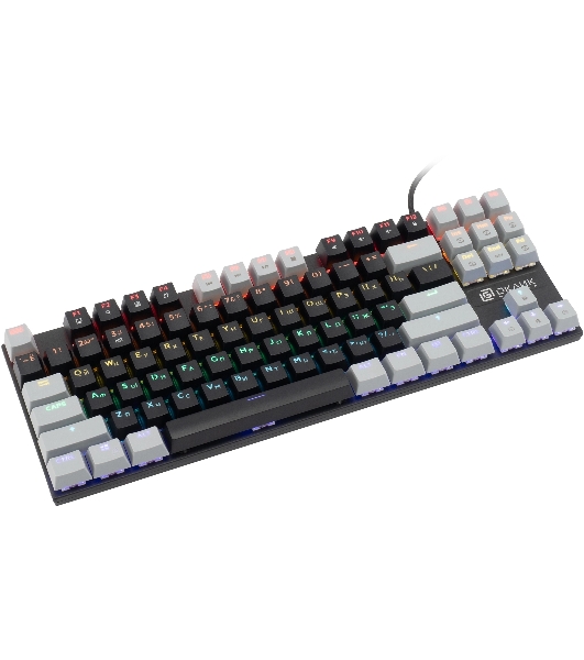 Клавиатура Oklick K600X проводная, USB Type-A, серый