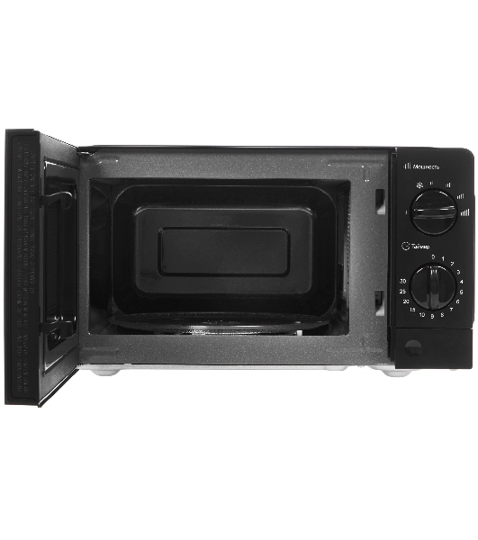 Микроволновая печь ECON ECO-2031M черный, 20 л, 700 Вт, переключатели - поворотный механизм