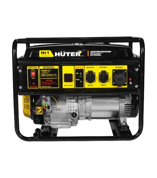 Электрогенератор бензиновый Huter DY9500L, 8 кВт, 91 дБ, 76 кг