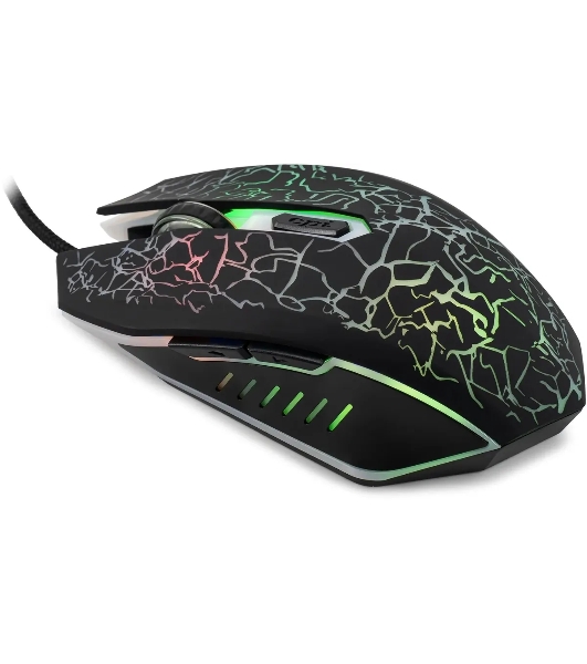 Мышь проводная Oklick 896G черный, 12800 dpi, USB, кнопки - 5