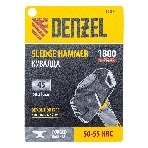 Кувалда с клиновидным бойком Denzel 1,8 кг, фибергласовая рукоятка c TPR, фото6