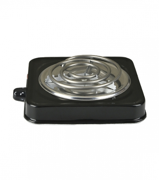 Плита настольная электрическая Blackton Bt HP102B чёрный, 1 кВт, ТЭН, конфорки - 1, нержавеющая сталь, поворотные переключатели