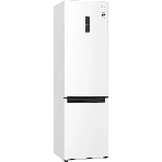 Холодильник LG GA-B509LQYL белый двухкамерный 277/107л морозилка снизу, No Frost, фото 1
