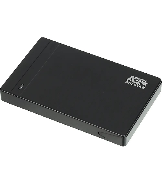 Внешний корпус для HDD AgeStar 3UB2P3 SATA III пластик черный 2.5'