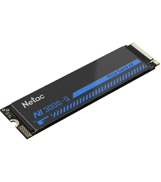 Накопитель SSD Netac NV3000 512Gb M.2 2280, PCI-E 3.0 x4, 3D NAND, 3000/1200MBs, NVMe, heatsink