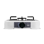 Плита настольная газовая Centek CT-1520 белый, 1.7 кВт, газ, конфорки - 1, эмаль, поворотные переключатели, фото4