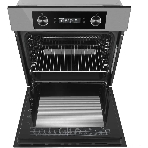 Шкаф духовой электрический Maunfeld AEOH60102S, 60л, дверца с 3 стеклами, нержавеющая сталь, фото7
