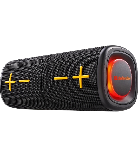 Колонка портативная Defender Union black (20Вт, 2.0 стерео, Bluetooth, питание от аккумулятора)