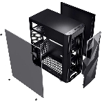 Компьютерный корпус Aerocool/Formula F-3401 (V1) черный без БП ATX 3x120мм 2xUSB 2.0 1xUSB 3.0 audio bott PSU, фото7