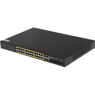 Коммутатор Cudy GS2028PS4-400W, 24×1 Гбит/с, 4×1 Гбит/с Combo (RJ-45/SFP)