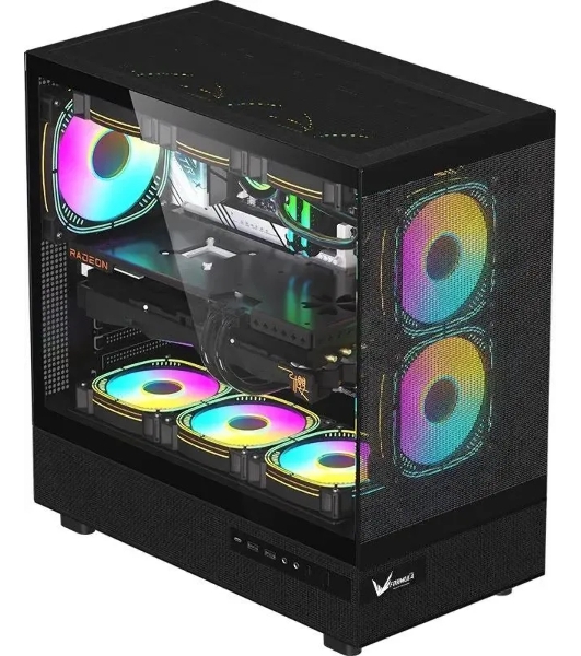 Компьютерный корпус AeroCool/Formula Crystal Z8 черный без БП ATX 9x120мм 7x140мм 1xUSB2.0 1xUSB3.0 1xUSB3.1 audio bott PSU