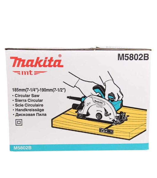 Циркулярная пила (дисковая) Makita M5802B 1050Вт (ручная) D диска.:190мм