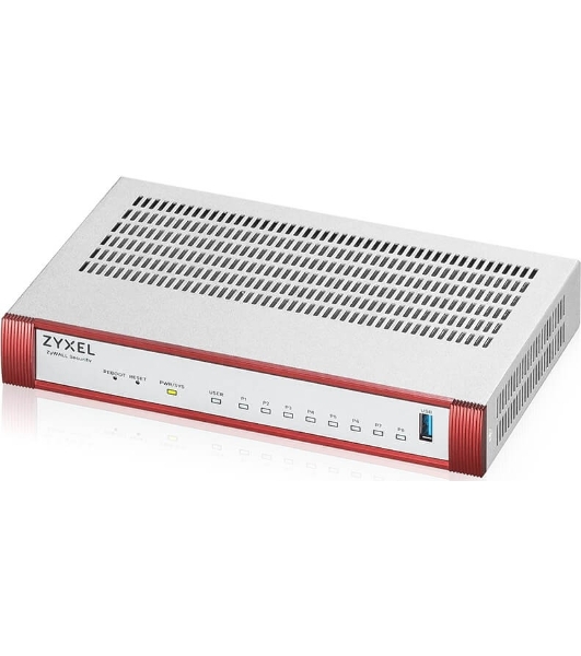 Межсетевой экран Zyxel USG FLEX 100H с подпиской Gold на 1 год (AS, AV, CF, IDP/DPI, Sandboxing, SecuReporter), 8xRJ-45: 1G (LAN/WAN), 1xUSB3.0 **