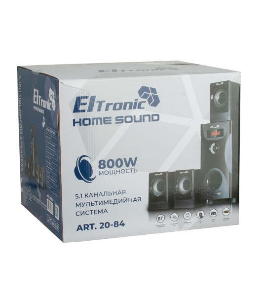 Акустическая система ELTRONIC (20-84) HOME SOUND черный