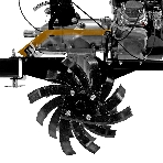 Мотоблок Denzel DPT-370X 7 л.с., диск.сцеп, шир 90 см, глуб 35 см, фрез 3х4, ВОМ, передачи 3В/1Н, фото7