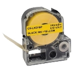 Картридж ленточный Cactus CS-LK6YBP черный шрифт, желтый фон (24 мм, 9 м) для Epson LW700/LW600P/LW1000P/Z700/Z900, фото2