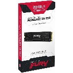 Накопитель SSD Kingston Fury Renegade, 2Tb, M.2(22x80мм), NVMe, PCIe 5.0 x4, 3D TLC, R/W 14700/14000Mb/s, IOPs 2 200 000/2 200 000, TbW 2000, DWPD 0.5 (12 мес), фото2