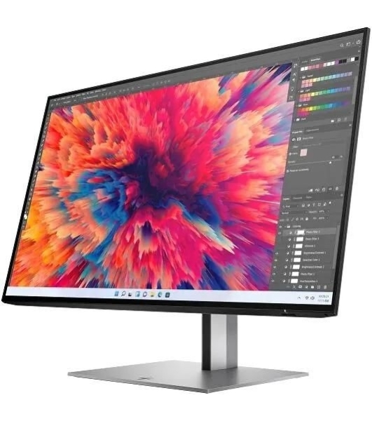 Монитор 23.8' HP Z24Q G3 IPS 2560x1440, 90 Гц, 5 мс, 16:9, 400 кд/м², HDMI 2.0, DP 1.4, USB Hub (4x USB 3.0), HDR10, черный и серебристый