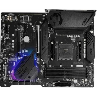 Материнская плата MSI MPG B550 GAMING PLUS, AM4, AMD B550, 4xDDR4, 6xSATA, 2xM.2, 1xPCI-E 4.0 x16, 1xPCI-E 3.0 x4, 2xPCI-E x1, 1xHDMI, 1xDP, 1x 1Gb LAN, 4xUSB-A 2.0, 2xUSB-A 3.2 Gen 1, 1xUSB-A 3.2 Gen 2, 1xUSB-C 3.2 Gen 2, 5x3.5 мм, 7.1, ATX