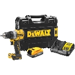Дрель-шуруповерт DeWalt DCD800E1T-QW, 18 В, 1,7 Ач, 90 Нм, бесщеточный, фото 1