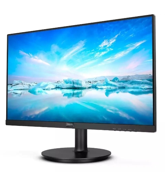 Монитор 21.5' Philips 222V8LA (00/01) VA 1920x1080, 75 Гц, 4 мс, 16:9, 250 кд/м2, 1xHDMI, 1xDP, 1xVGA, 1x3.5 мм, черный