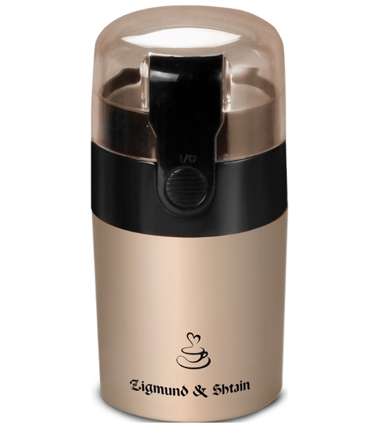 Кофемолка Zigmund & Shtain ZCG-08 150 Вт, 40 г, коричневый