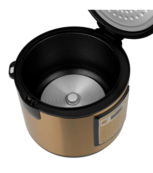 Мультиварка Centek CT-1495 черный/золотистый, 5.0 л, 42 программы + Мультишеф