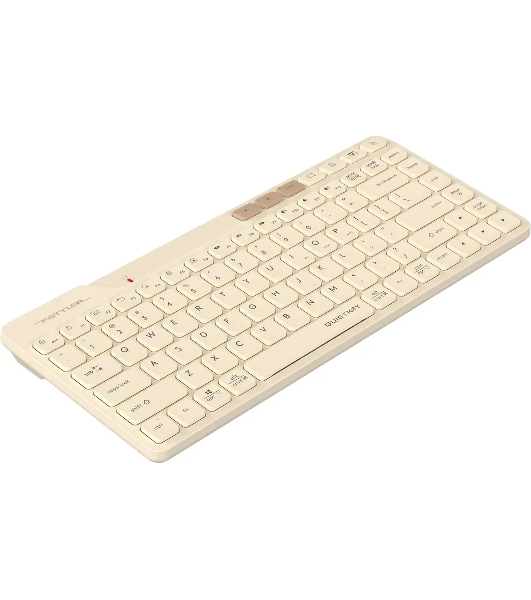 Клавиатура беспроводная A4Tech Fstyler FBK26C AS, USB, Bluetooth/Радиоканал, бежевый