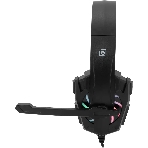 Гарнитура Oklick HS-L355G чёрный, проводная, 3.5 мм, подсветка, фото11