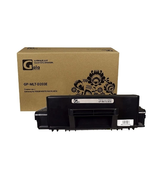 Картридж лазерный GalaPrint GP-MLT-D203E черный (10000 стр) для Samsung ProXpress SL-M3820/SL-M3820DN/SL-M3820D/SL-M3870/SL-M3870FW/SL-M3870FD/SL-M4020/SL-M4020ND/SL-M4070/SL-M4070FR/SL-M4072 (для аппаратов, выпущенных после 01.07.2017)