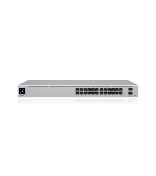 Коммутатор в стойку Ubiquiti UniFi Professional 24Port Gigabit Switch with Layer3 Features and SFP+ USW-Pro-24-EU, 24х 1G RJ45, 2х 10G SFP+