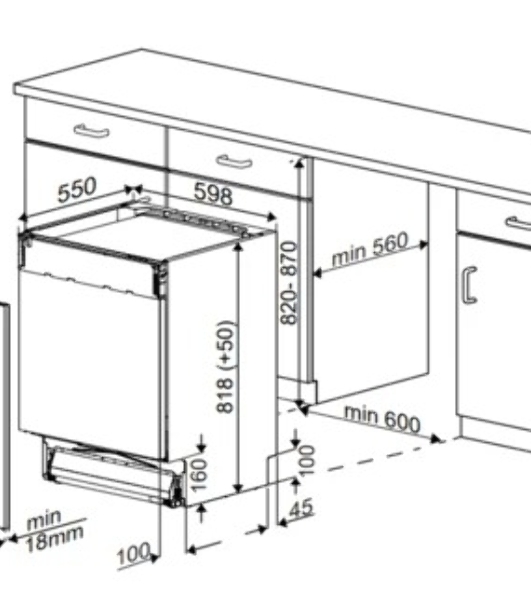 Встраиваемая посудомоечная машина Beko BDIN16520Q, белый, 59.8 см, 15 компл., 44 дБ, класс A