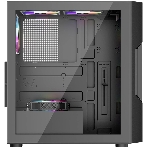 Компьютерный корпус 1STPLAYER TRILOBITE T7-P черный ATX 4x120мм LED fans T7-P-BK-4F1, фото4